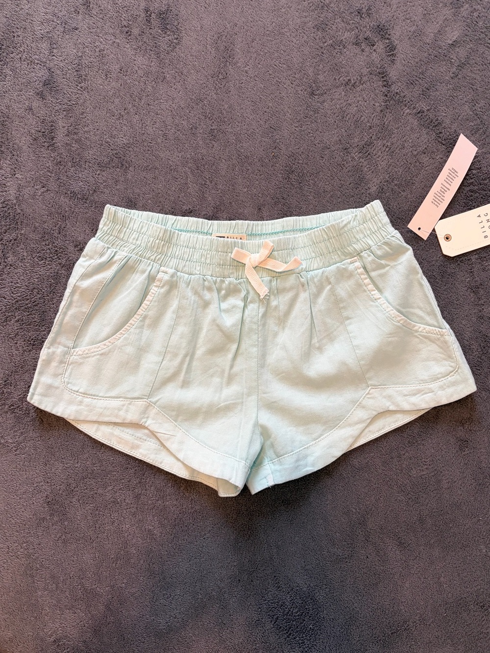 Billabong Light Mint Drawstring Shorts